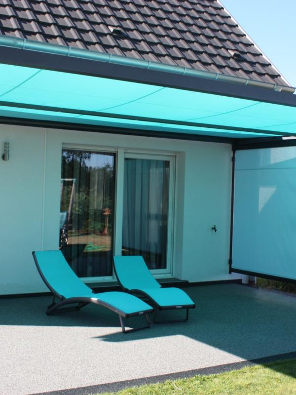 Pergola à toile enroulable